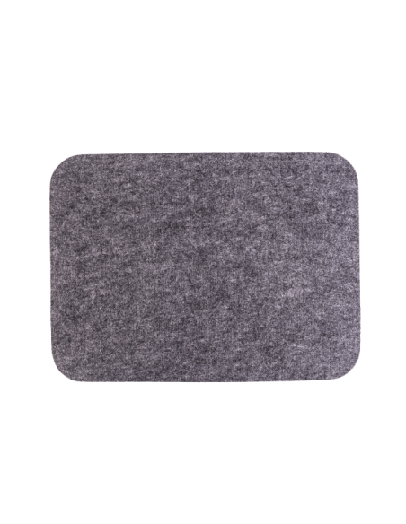 Podkładka podstawka filcowa pod talerz w kolorze szarym zaokrąglone rogi 30 cm x 40 cm