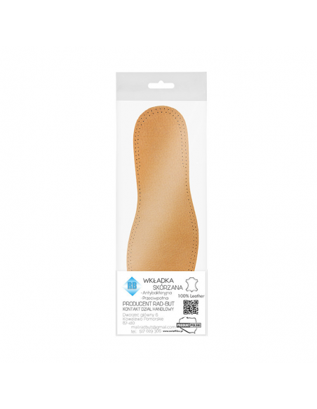 Wkładki do butów skórzane Premium